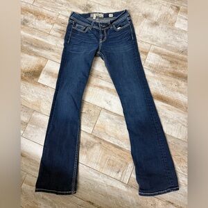 BKE Women's Boot Cut Blue Jeans